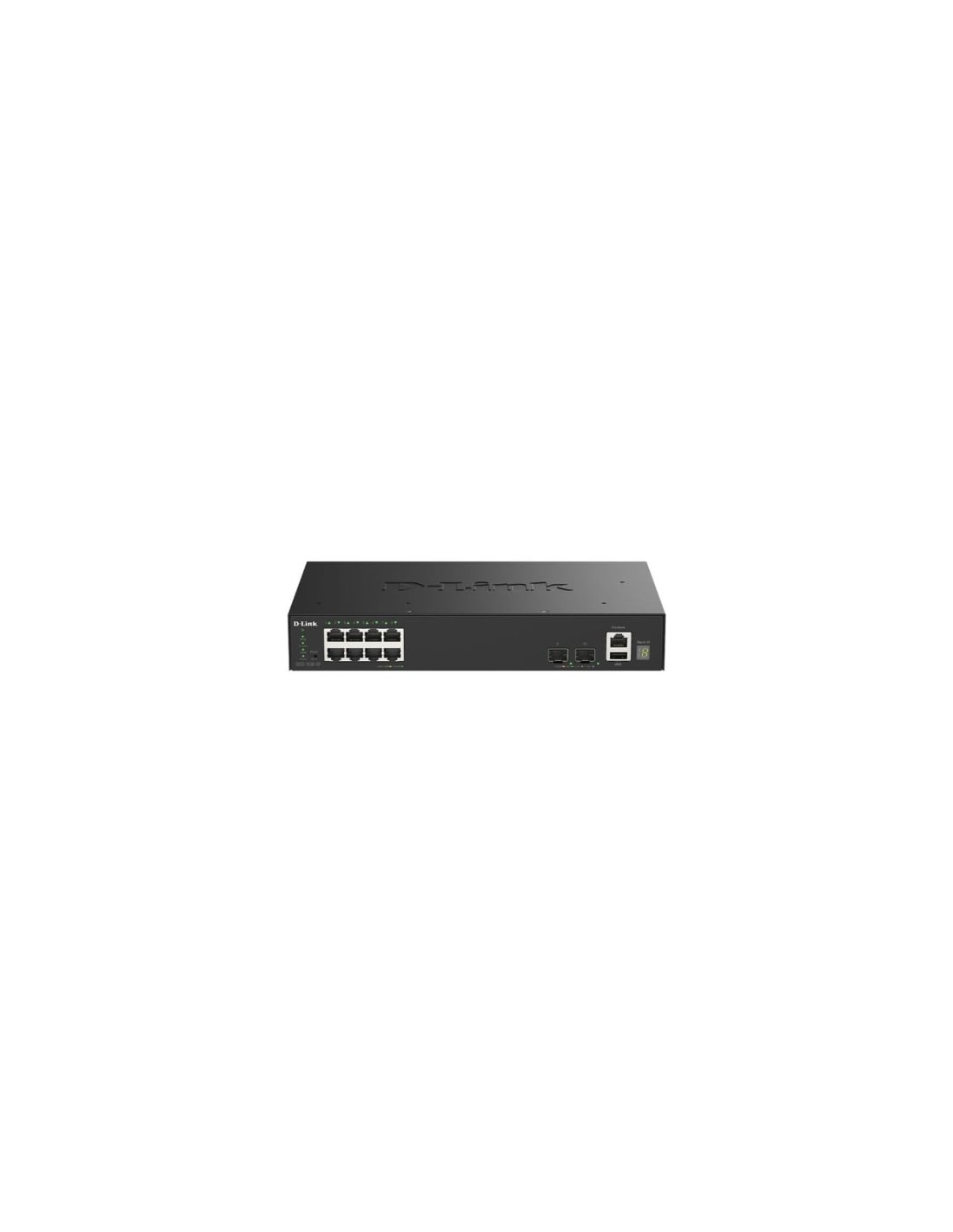 Switch Gestionable D-Link DGS-1530-10/E 8 puertos, RJ-45 Gigabit 10/10