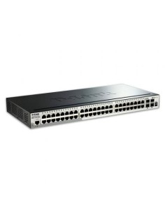 Switch D-Link Smart DGS-1510-52X 52 puertos, RJ-45 10/100/1000, SFP 2
