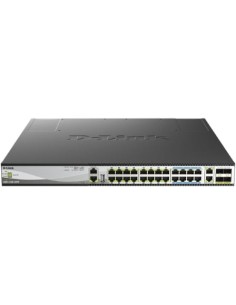 Switch D-Link DMS-3130-30PS/E 24 puertos, RJ-45 Gigabit 10Gbps, PoE, S