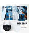 Cámara de vigilancia Escam QF518 Blanco 5MP WiFi en Logroño