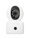 Cámara de vigilancia Escam QF010 2+2 MP Blanco WiFi visión nocturna a 