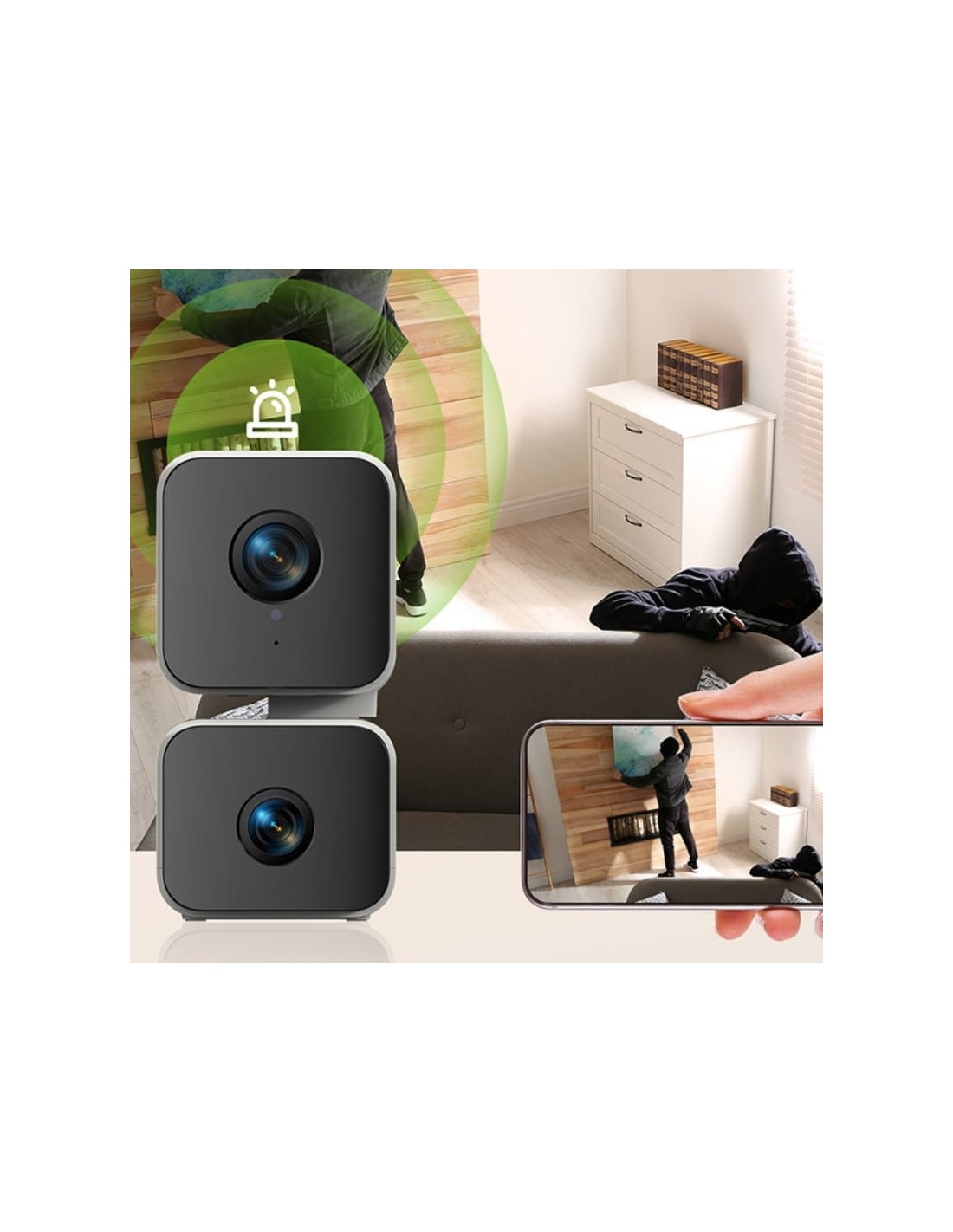 Cámara de vigilancia Gosund PC12 Dual Blanco 4MP WiFi en Logroño