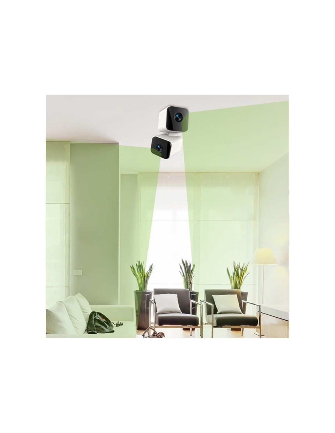 Cámara de vigilancia Gosund PC12 Dual Blanco 4MP WiFi en Logroño