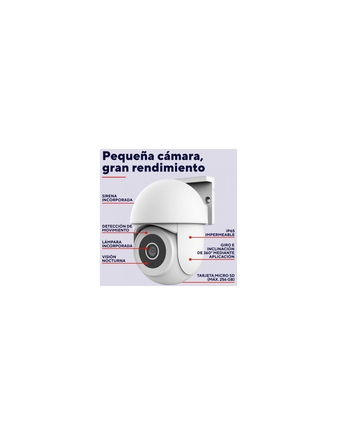 Cámara de vigilancia Trust IPCAM-3900, visión nocturna en Logroño