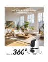 Cámara de vigilancia IMOU Ranger Dual Blanco 6MP WiFi visión nocturna