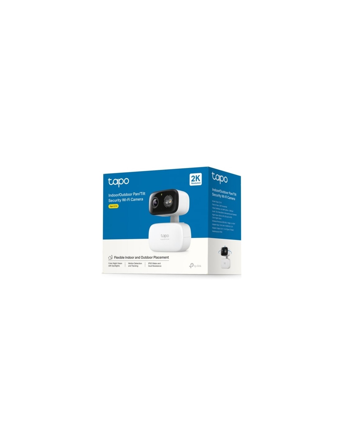 Cámara de vigilancia TP-Link Tapo C216, 98º, visión nocturna