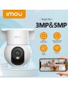 Cámara de vigilancia IMOU Ranger Mini 3K WiFi visión nocturna PTZ 355°