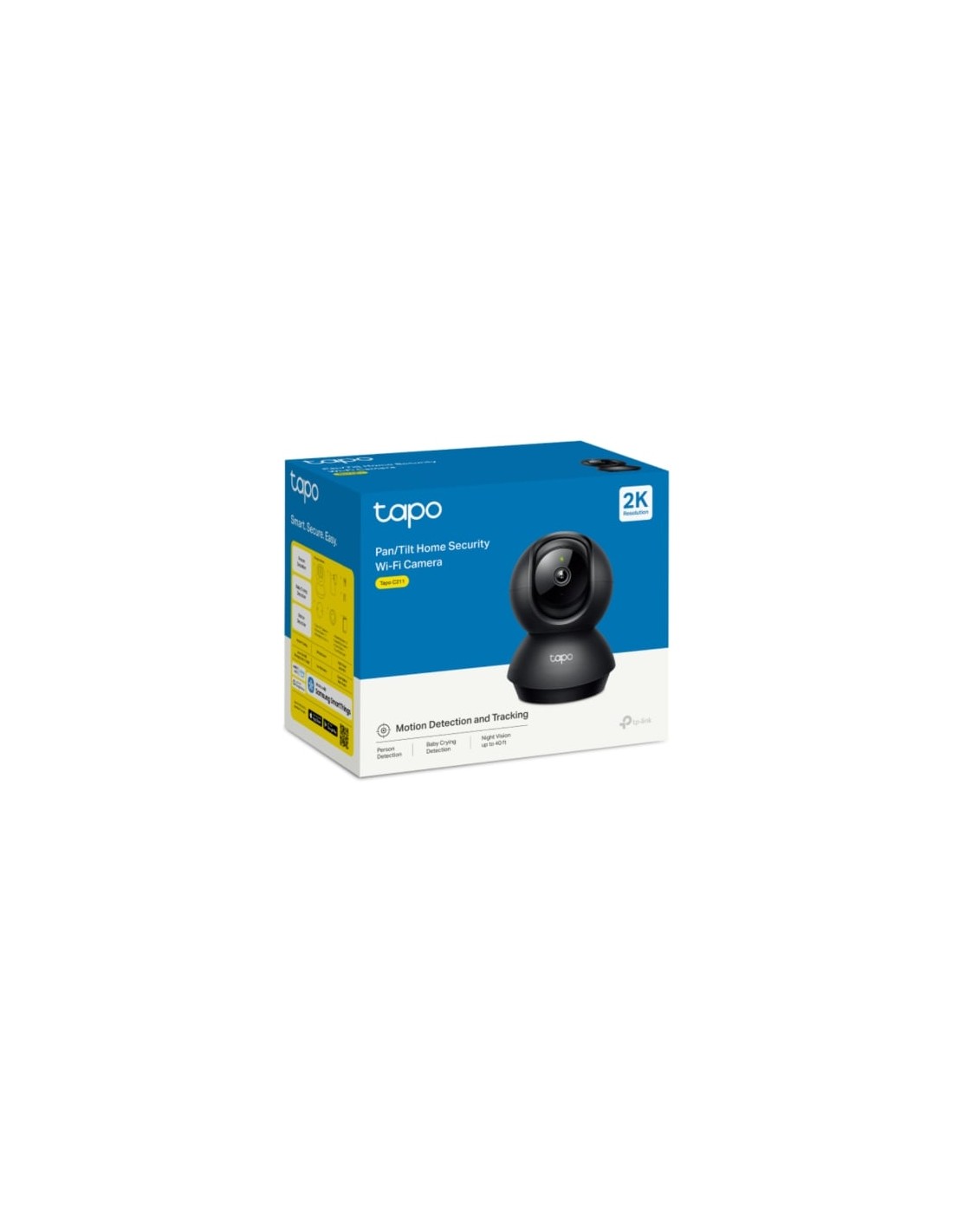 Cámara de vigilancia TP-Link Tapo C211, 98º, visión nocturna
