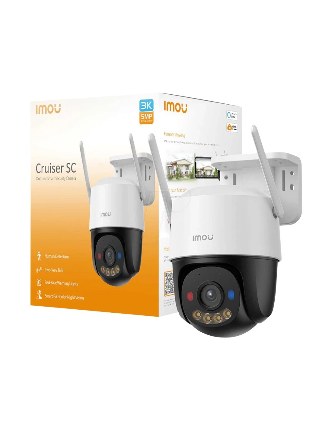 Cámara de vigilancia IMOU Cruiser SC 3MP 4G visión nocturna PTZ 355° I