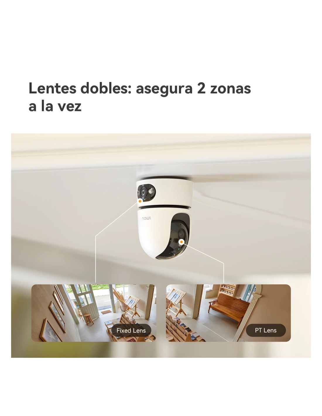 Cámara de vigilancia IMOU Ranger Dual Pro 2304x1296 6MP WiFi