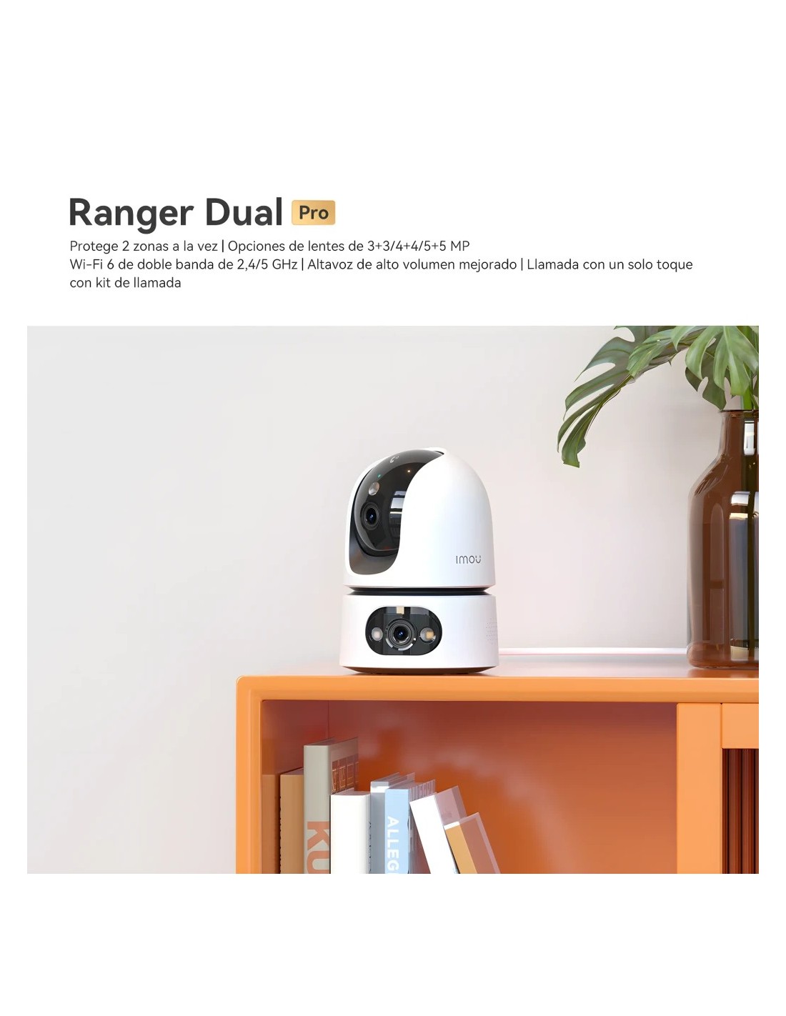 Cámara de vigilancia IMOU Ranger Dual Pro 2304x1296 6MP WiFi