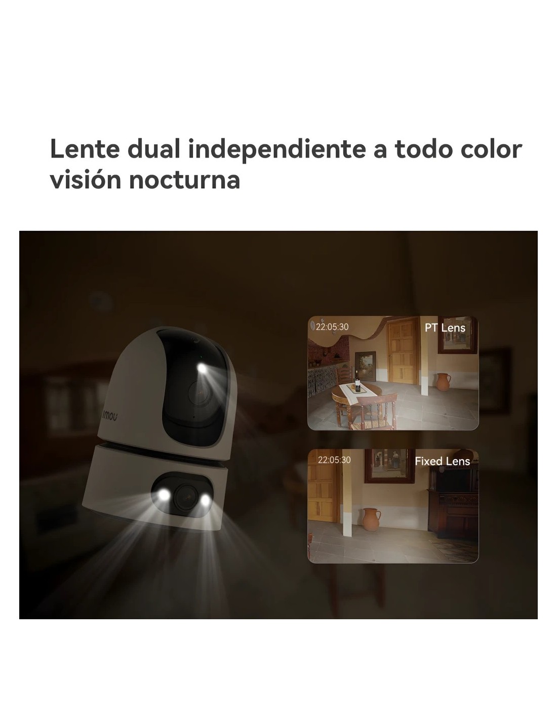 Cámara de vigilancia IMOU Ranger Dual Pro 2304x1296 6MP WiFi