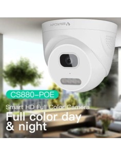 Cámara de vigilancia Kingfit SC880-POE Dome Blanco Full HD visión noct 2