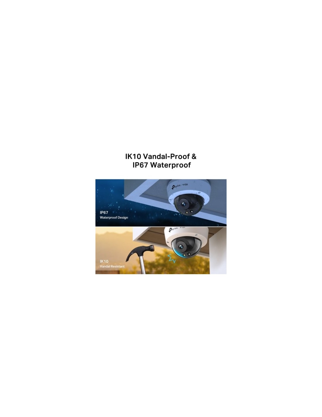Cámara de vigilancia TP-Link VIGI C240 4mm, 93º, visión nocturna