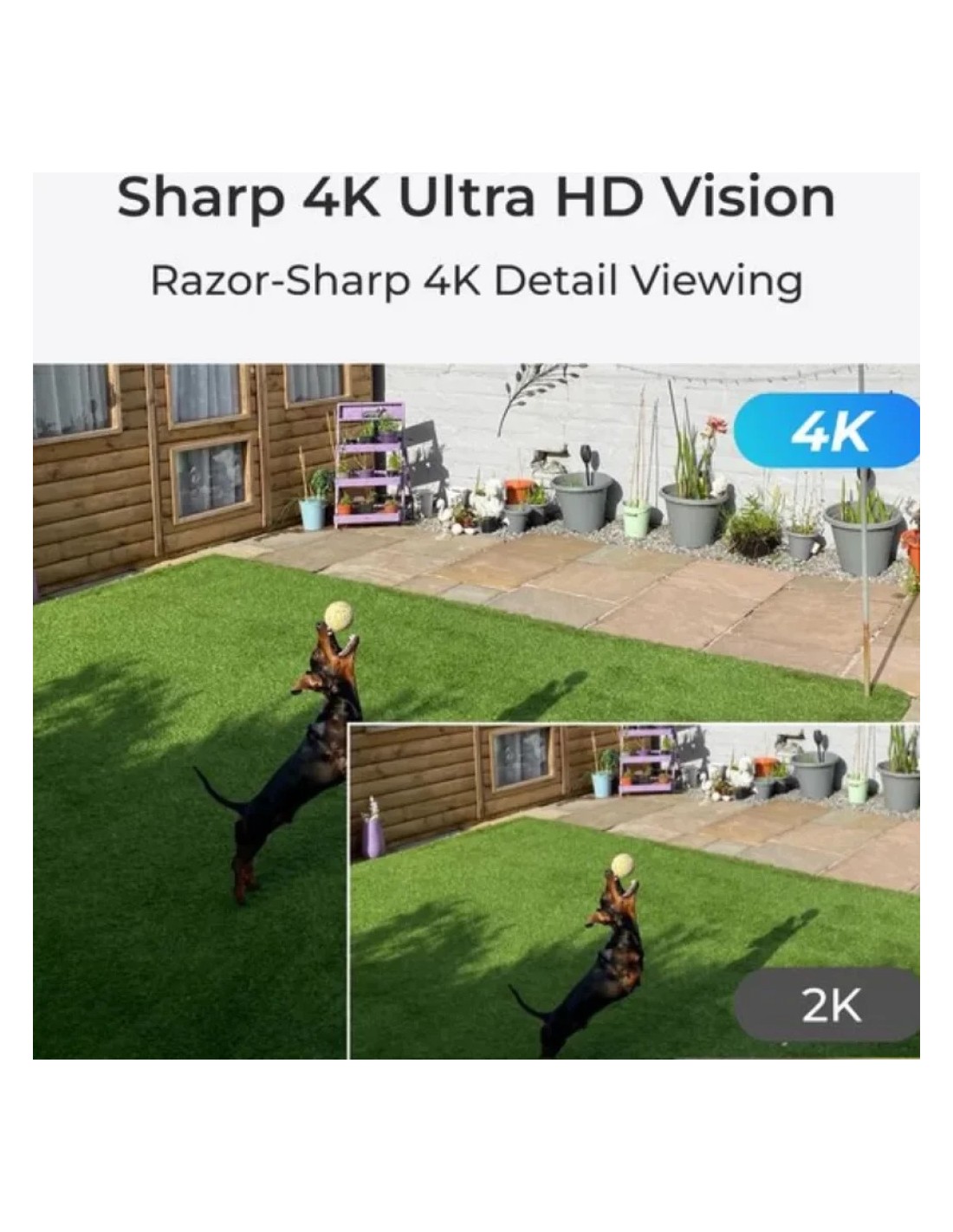 Cámara de vigilancia Reolink W437 Zoom 5X 4K Exterior WiFi en Logroño