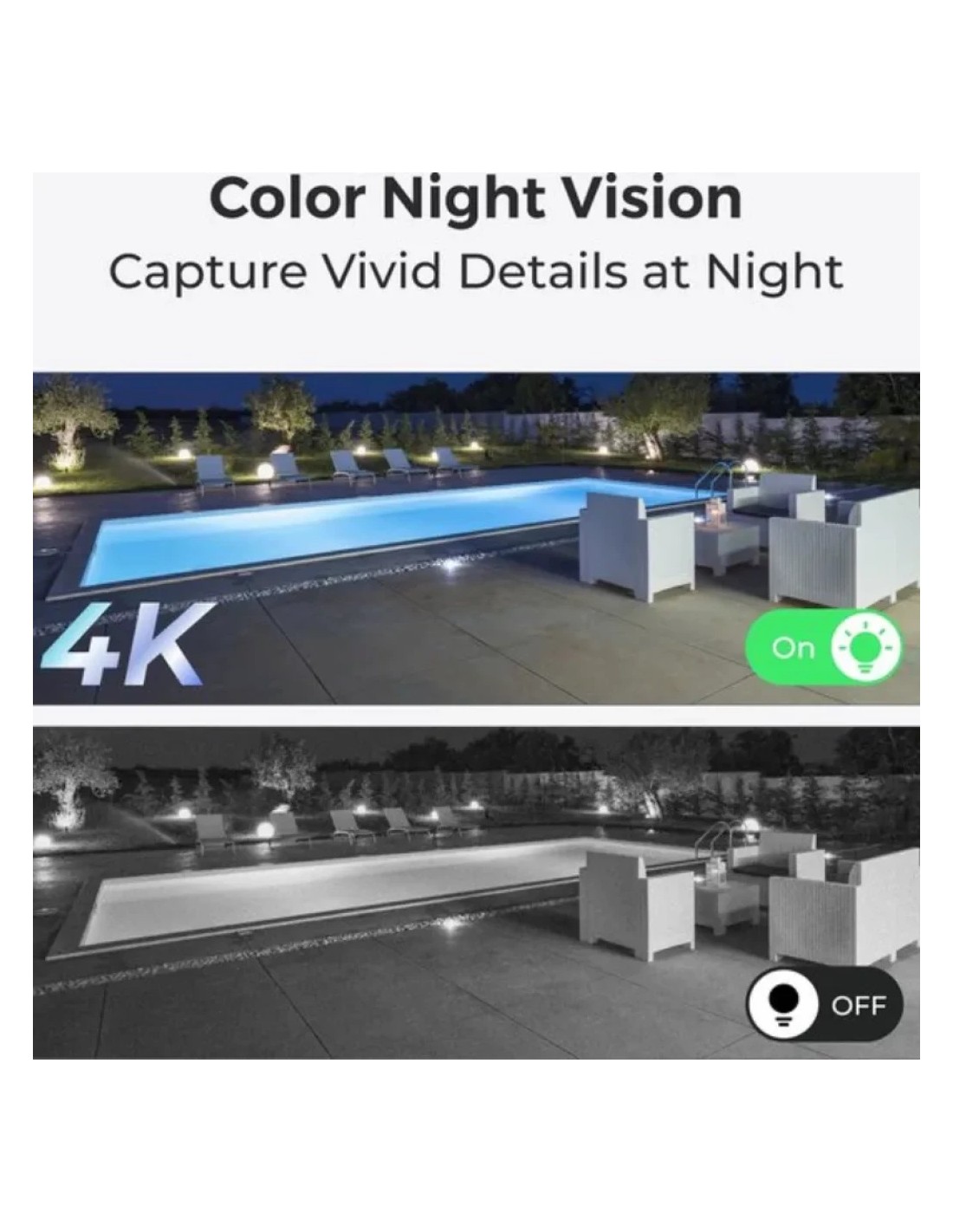 Cámara de vigilancia Reolink W437 Zoom 5X 4K Exterior WiFi en Logroño