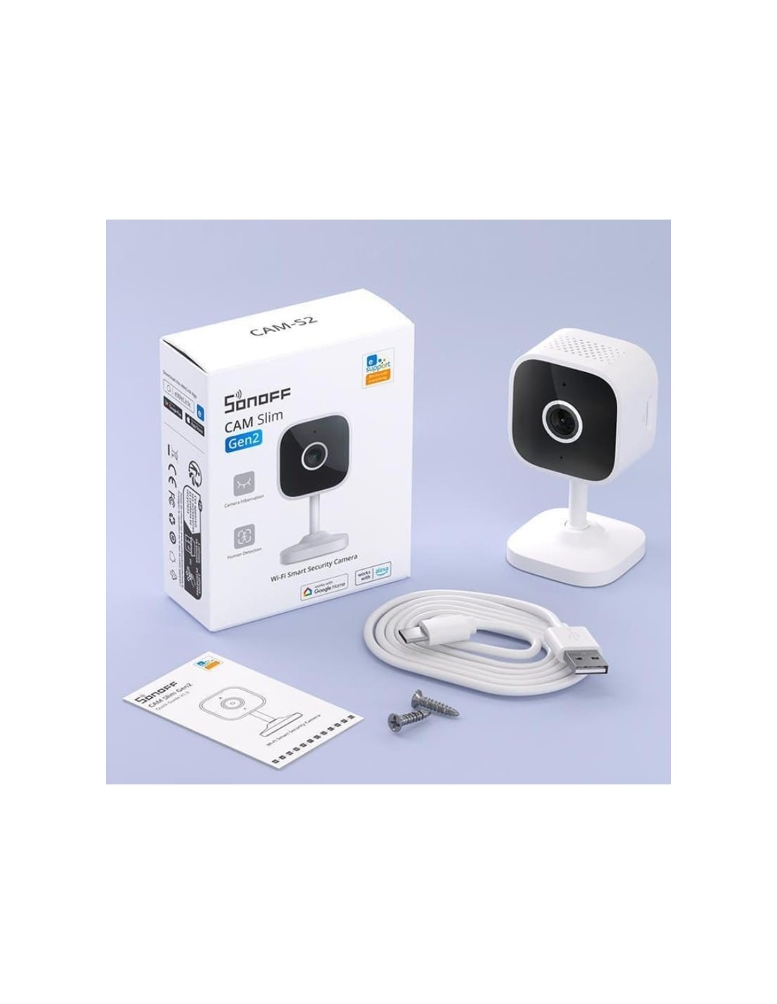 Cámara de vigilancia SONOFF CAM-S2 Gen. 2 Full HD WiFi en Logroño