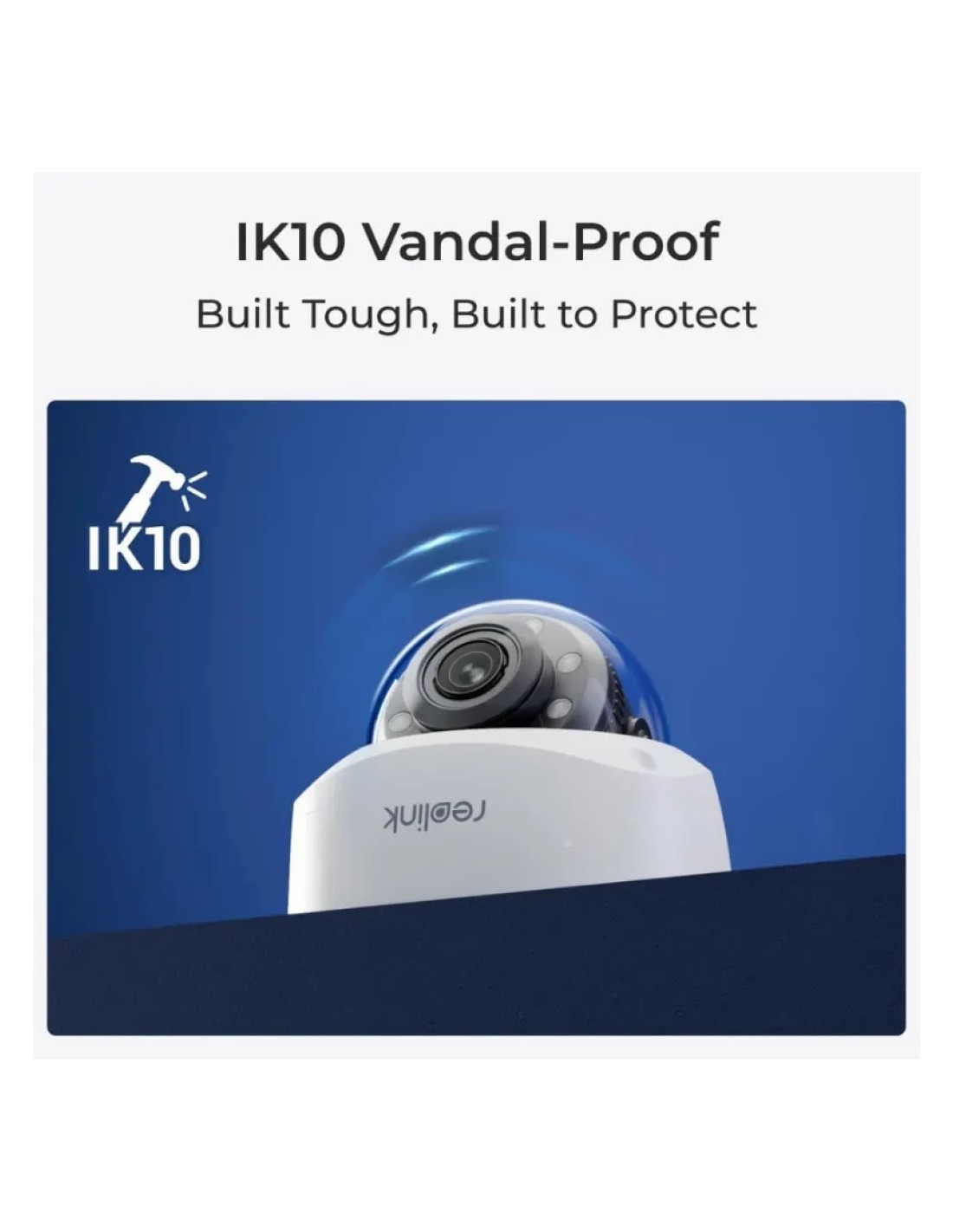 Cámara de vigilancia Reolink P437 PoE 4K Exterior IP67 en Logroño