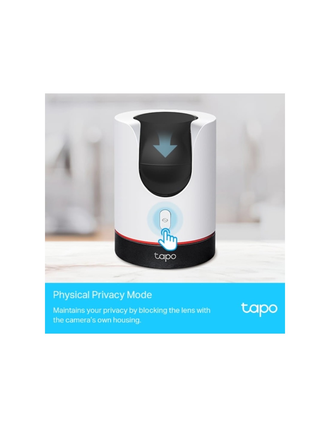 Cámara de vigilancia TP-Link Tapo C225 Escritorio Negro/Blanco