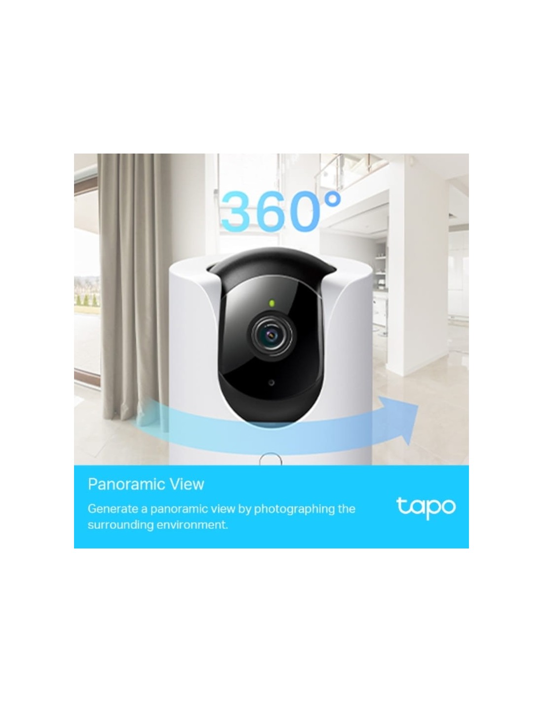 Cámara de vigilancia TP-Link Tapo C225 Escritorio Negro/Blanco