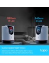 Cámara de vigilancia TP-Link Tapo C225 Escritorio Negro/Blanco