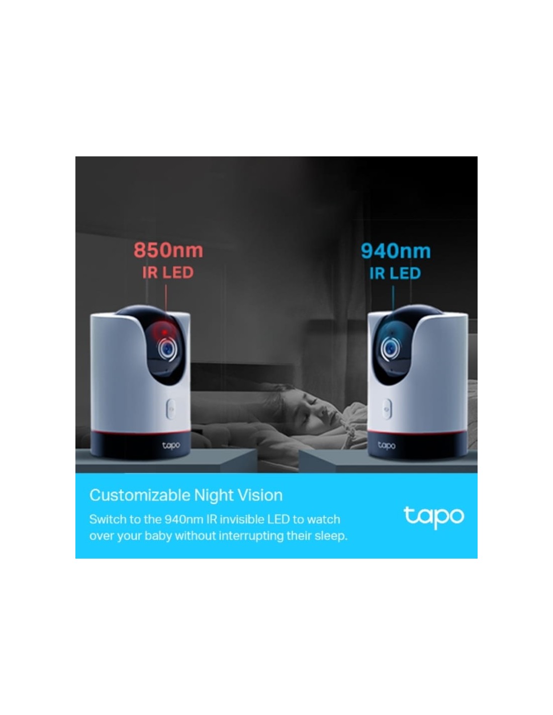 Cámara de vigilancia TP-Link Tapo C225 Escritorio Negro/Blanco