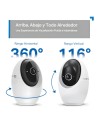 Cámara de vigilancia TP-Link Tapo C260 4K WiFi visión nocturna PTZ 360