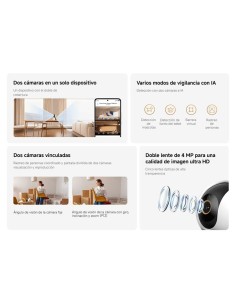 Cámara de vigilancia Xiaomi Smart Camera C500 Dual 4MP en Logroño 2