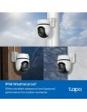 Cámara de vigilancia TP-Link Tapo C530WS 3K WiFi visión nocturna PTZ 3