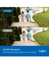 Cámara de vigilancia TP-Link Tapo C530WS 3K WiFi visión nocturna PTZ 3