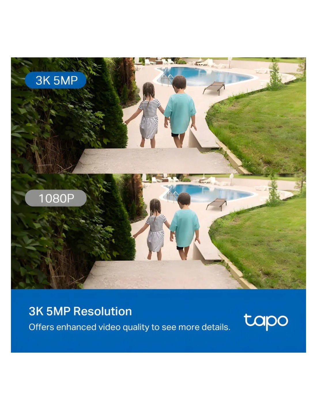 Cámara de vigilancia TP-Link Tapo C530WS 3K WiFi visión nocturna PTZ 3
