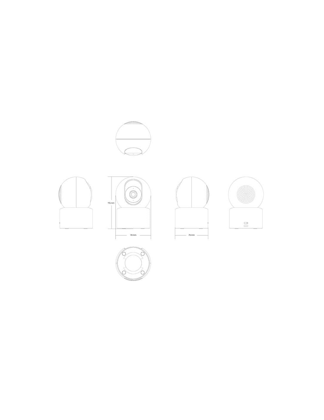 Cámara de vigilancia Xiaomi Smart Camera C301 Blanco 2K WiFi