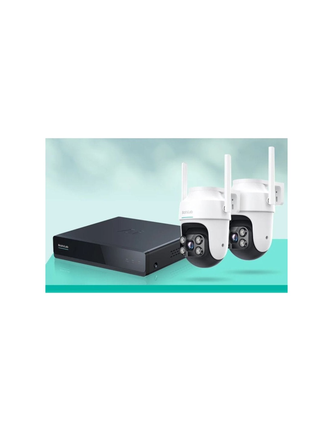 Cámara de vigilancia Botslab PT W312 4MP WiFi visión nocturna