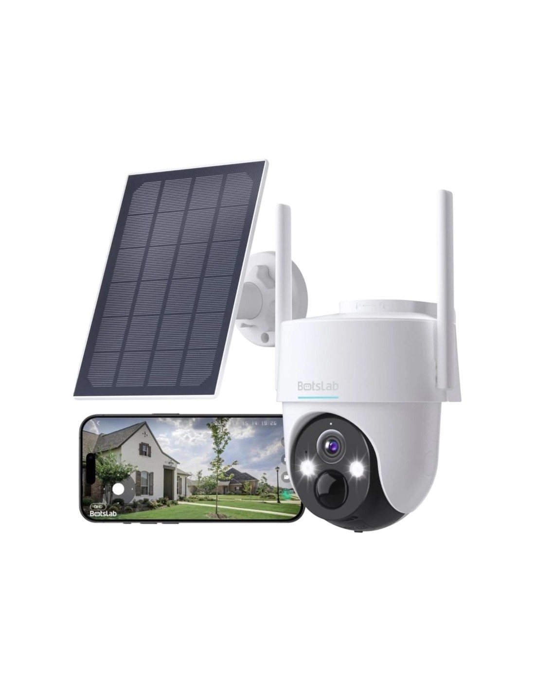 Cámara de vigilancia Botslab PT W313 3MP WiFi Solar en Logroño