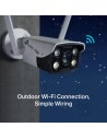 Cámara de vigilancia TP-Link Vigi C340-W Blanco 4MP WiFi en Logroño
