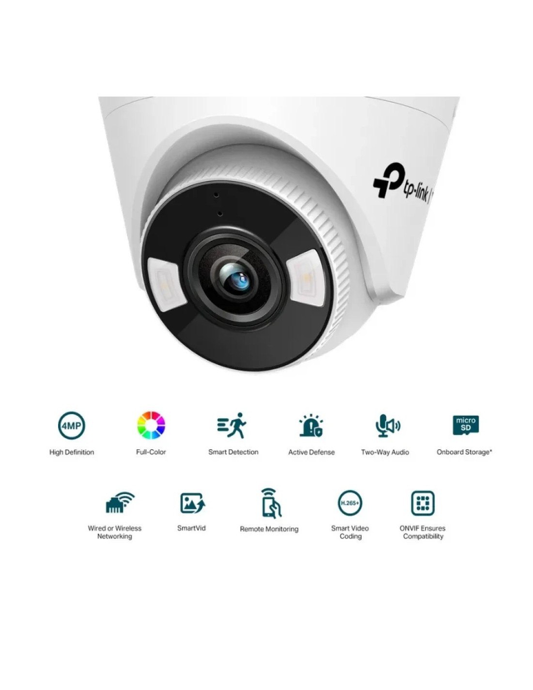 Cámara de vigilancia TP-Link Vigi C440 4 mm Torreta Blanco en Logroño