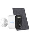 Cámara de vigilancia Escam QF370 Blanco 3MP WiFi Solar visión nocturna