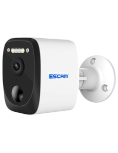 Cámara de vigilancia Escam QF370 Blanco 3MP WiFi Solar visión nocturna 2