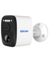 Cámara de vigilancia Escam QF370 Blanco 3MP WiFi Solar visión nocturna