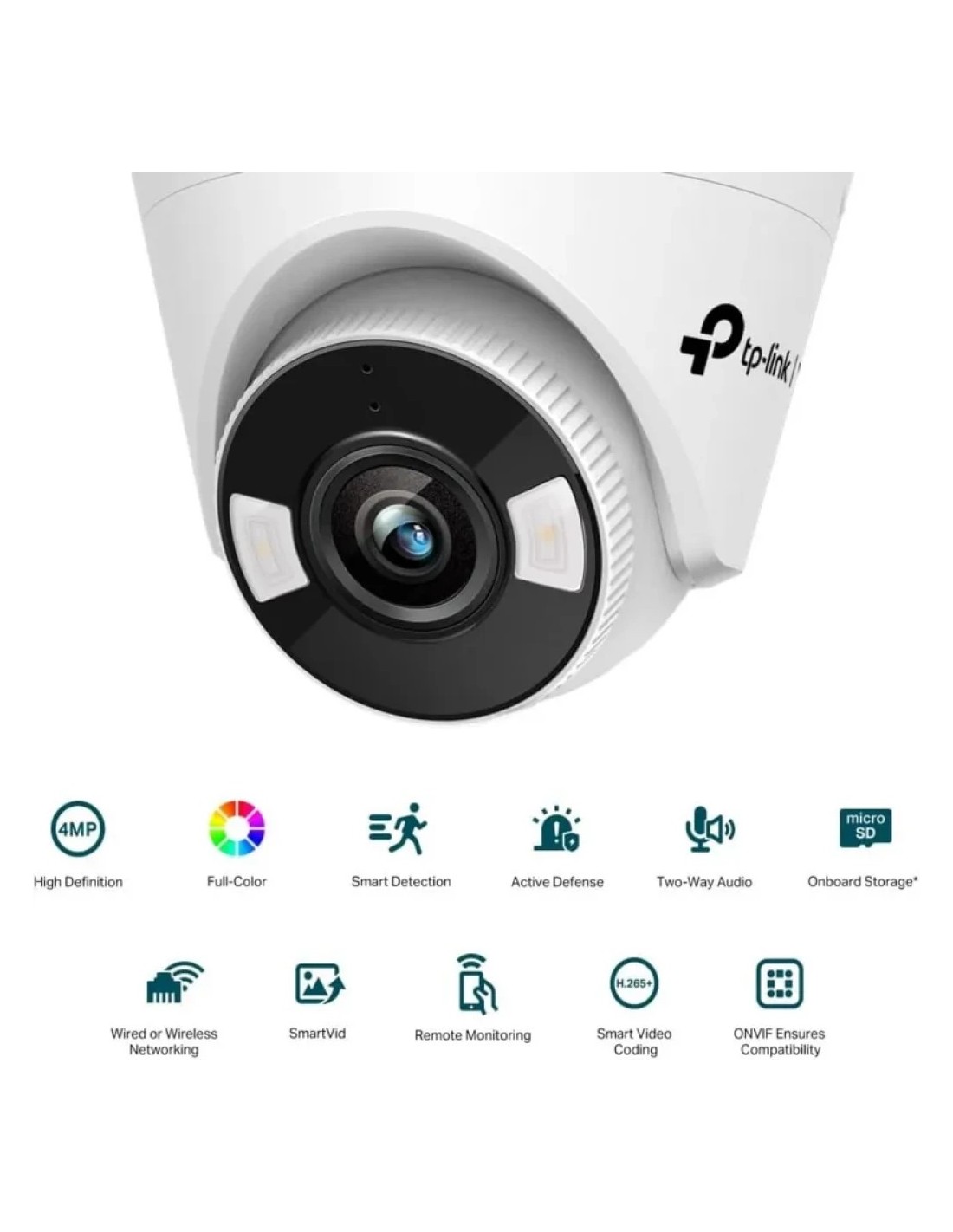 Cámara de vigilancia TP-Link Vigi C440 2,8 mm Torreta Blanco