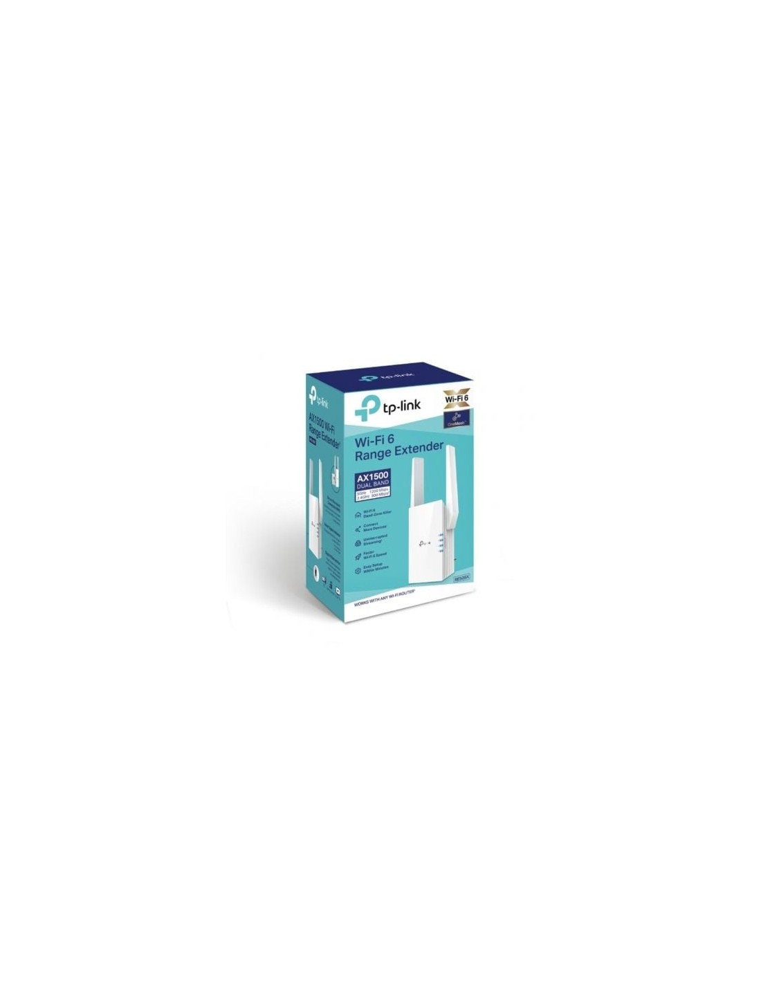 Repetidor wifi TP-Link RE505X, wifi 6, 1500 Mbps, 2 antenas en Logroño