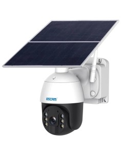 Cámara de vigilancia Escam QF724 Blanco 4G Solar en Logroño