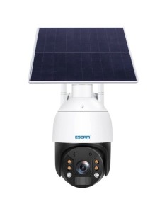 Cámara de vigilancia Escam QF724 Blanco 4G Solar en Logroño 2