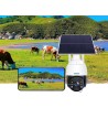 Cámara de vigilancia Escam QF724 Blanco 4G Solar en Logroño