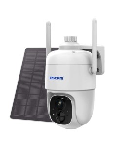 Cámara de vigilancia Escam G24 3M Blanco WiFi Solar en Logroño
