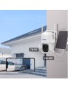Cámara de vigilancia Escam G24 3M Blanco WiFi Solar en Logroño