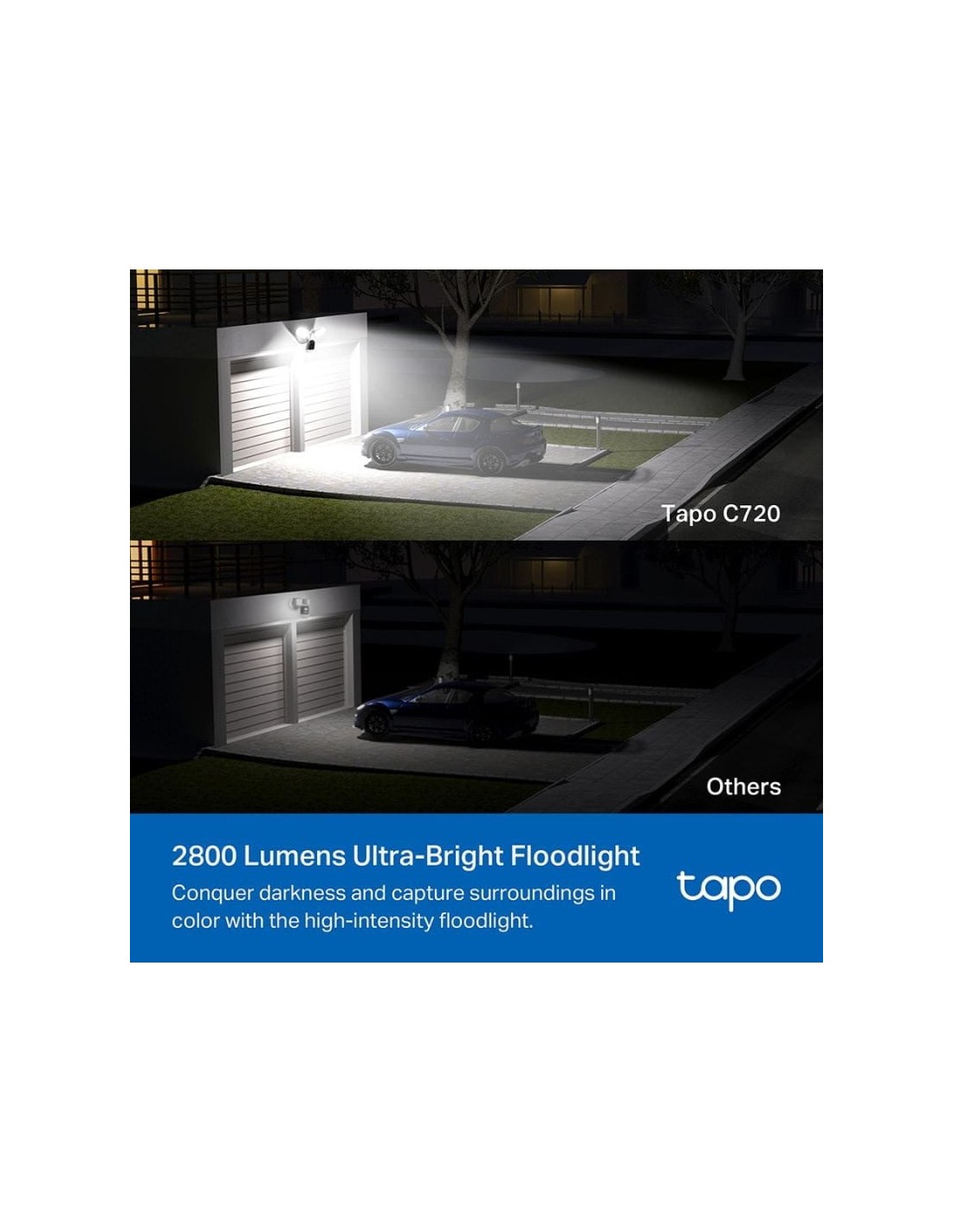 Cámara de vigilancia TP-Link Tapo C720 2K Exterior en Logroño