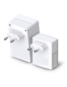 Adaptador PLC TP-Link TL-WPA4221 KIT 600 Mbps, alcance 300 m, pack de 