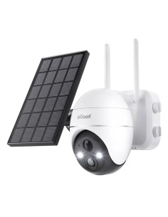 Cámara de vigilancia ieGeek ZS-GX4S Blanco 2K WiFi Solar IP65