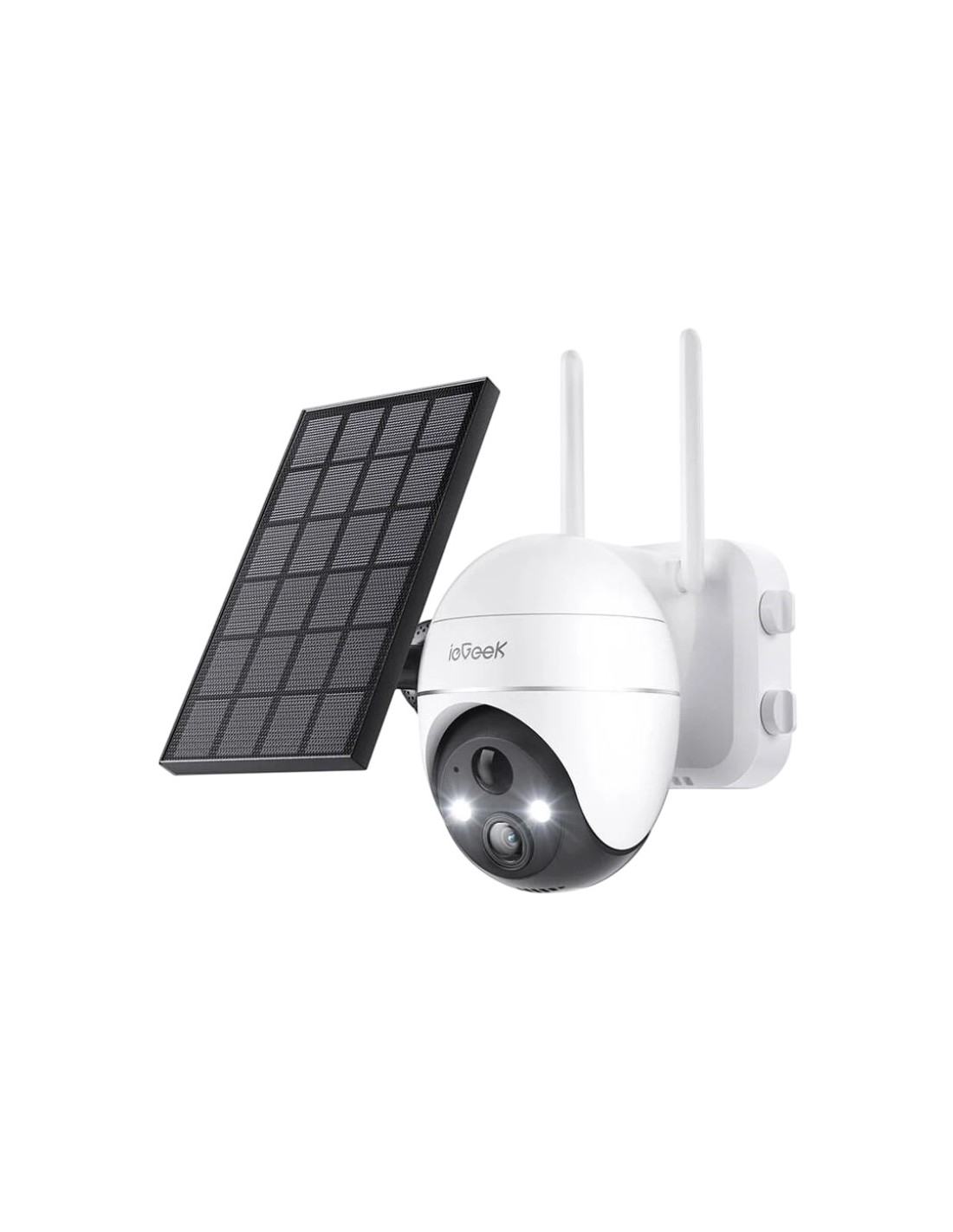 Cámara de vigilancia ieGeek ZS-GX4S Blanco 2K WiFi Solar IP65